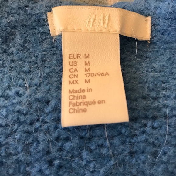 H&M Wool Alpaca Blend Fall Winter Sweater Sz M - Picture 4 of 6